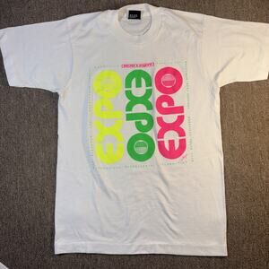 Vintage 1991 EXPO 10k T-shirt Medium Single Stitch Deadstock